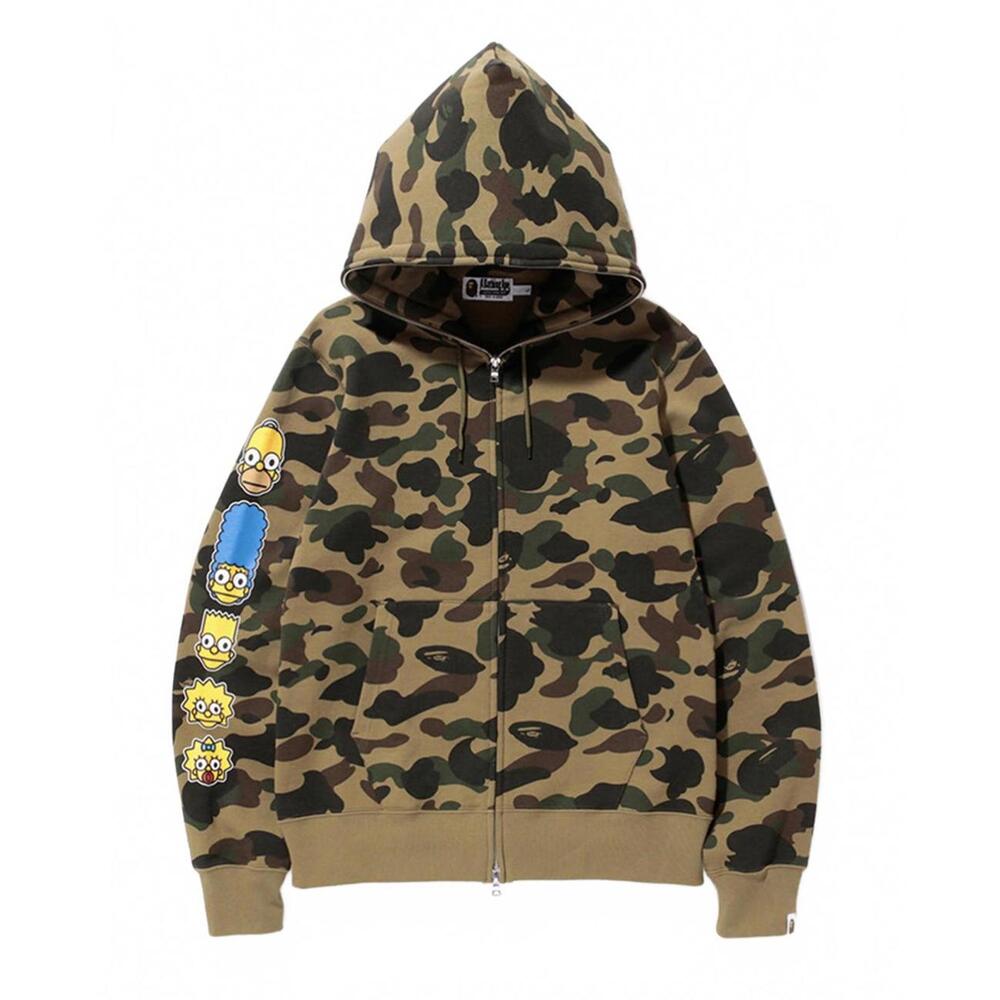 A Bathing Ape x Baby Milo x The Simpsons 1st Camo Green